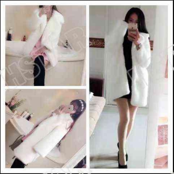 White furry jacket - Picture 4 of 10